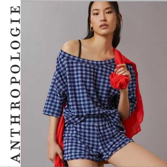Anthropologie Checkered Lounge Set (Factory Wrapped) - Picture 1 of 7
